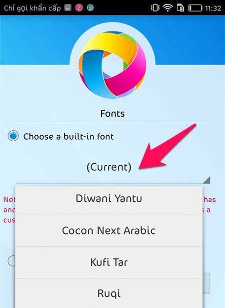 Cách đổi font chữ trên Huawi GR5 2017