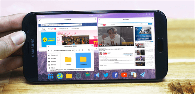 Đem giao diện máy tính lên smartphone Android cực chuyên nghiệp