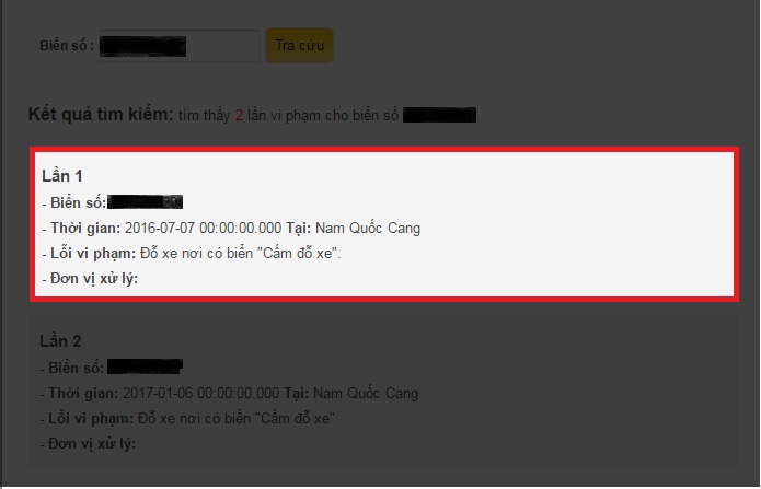 Tra cứu vi phạm giao thông trực tuyến tại TP. HCM