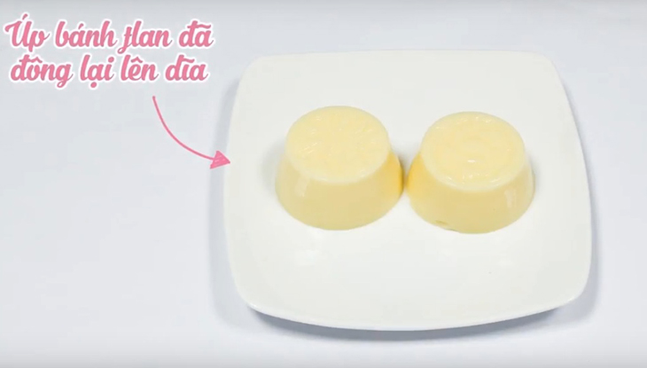 Cách làm bánh flan với bột làm bánh flan 10