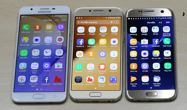 Samsung S7, Samsung A5 2017, Samsung J7 Prime