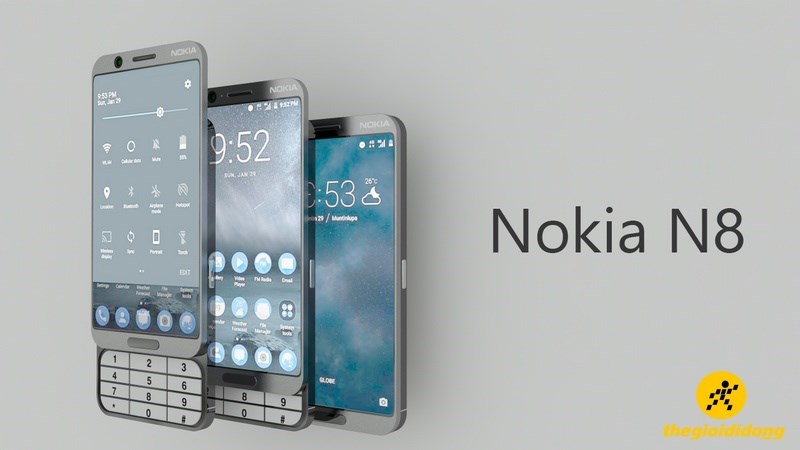 MWC 2017: Xuất hiện mẫu Nokia 8 với bàn phím trượt cực kỳ độc đáo MWC 2017: Xuất hiện mẫu Nokia 8 với bàn phím trượt cực kỳ độc đáo