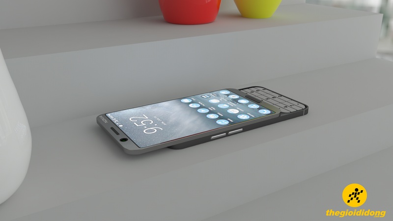 MWC 2017: Xuất hiện mẫu Nokia 8 với bàn phím trượt cực kỳ độc đáo