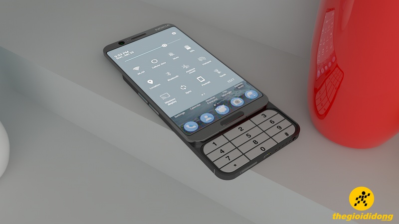 MWC 2017: Xuất hiện mẫu Nokia 8 với bàn phím trượt cực kỳ độc đáo