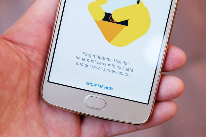 màn hình Moto G5 Moto G5 và G5 Plus nút Home