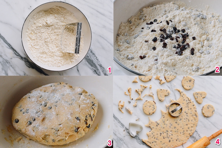 Bước 1 Trộn bột và tạo hình bánh Bánh quy bơ