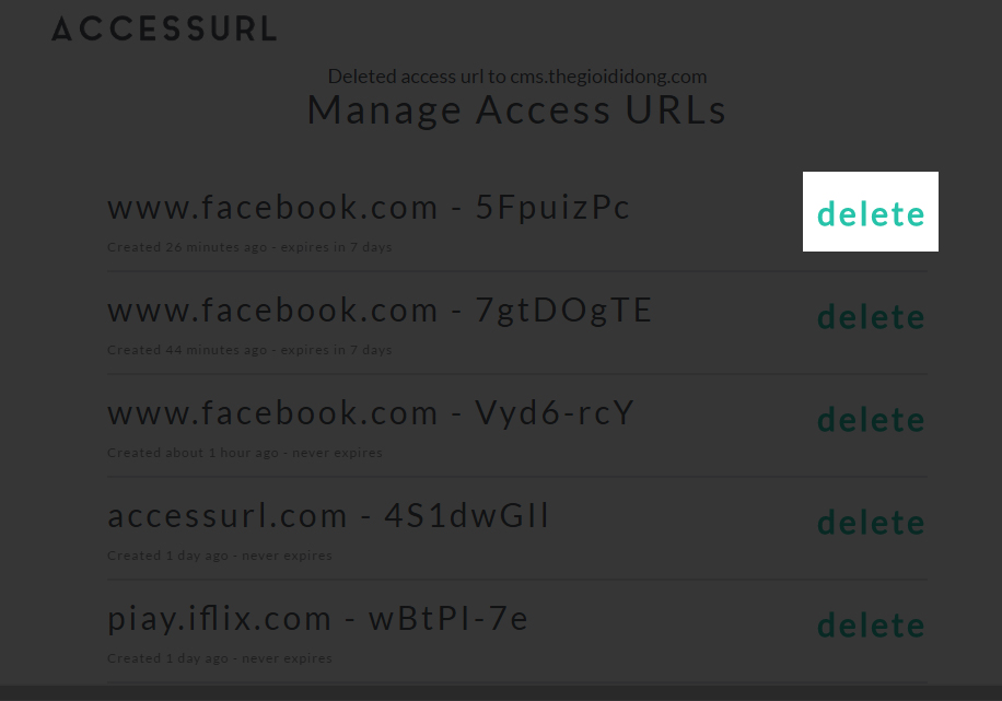 AccessURL