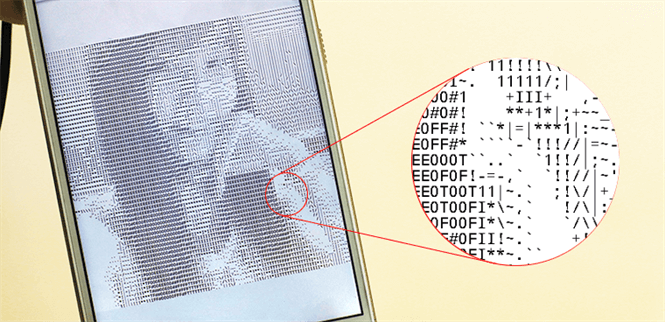 Cách biến ảnh thường thành các ký tự độc đáo trên smartphone