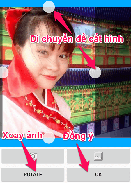 Điều chỉnh, cắt ảnh Điều chỉnh, cắt ảnh