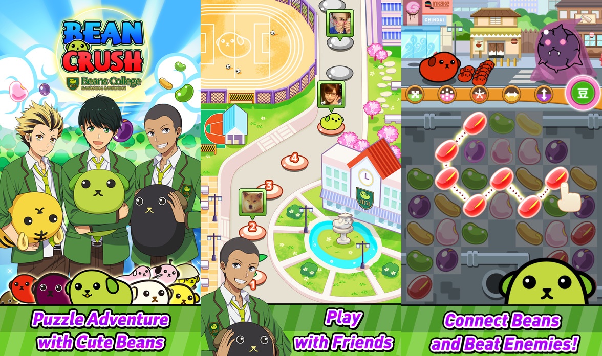 Bean crush - Adorable Match 3