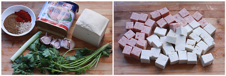 How to make canned pork tofu