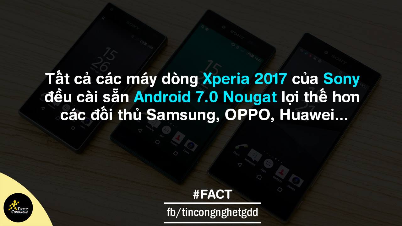 Các smartphone Xperia 2017 sở hữu một lợi thế mà ít hãng nào có được!