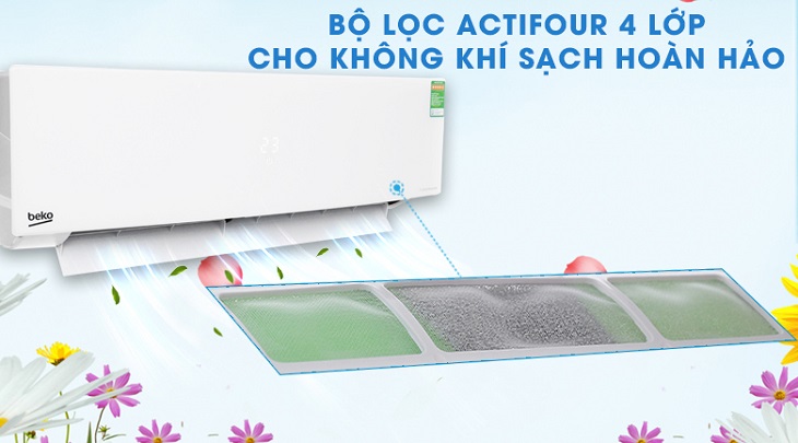 Bộ lọc ActiFour (4 lớp) tối ưu của Beko