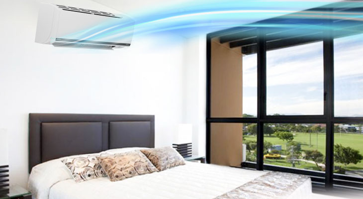 Not obstructed by obstacles, the air conditioner will release cool vapor evenly