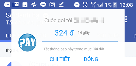 Thông báo cước