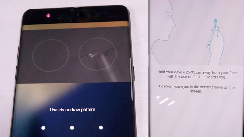 cảm biến khuôn mặt và quét võng mạc