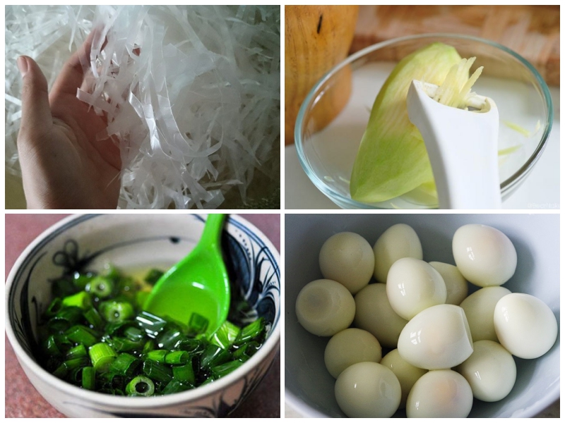Chuẩn bị nguyên liệu Chuẩn bị nguyên liệu