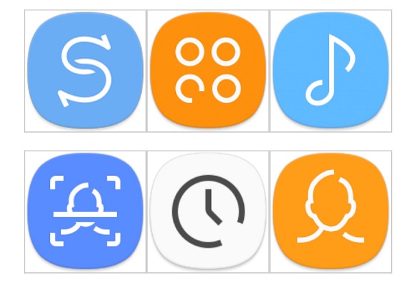 Rò rỉ giao diện của Galaxy S8 với bộ icon được làm mới, đơn giản hơn