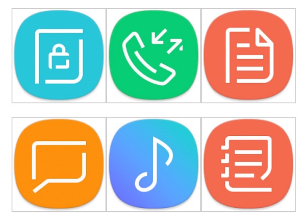 Rò rỉ giao diện của Galaxy S8 với bộ icon được làm mới, đơn giản hơn