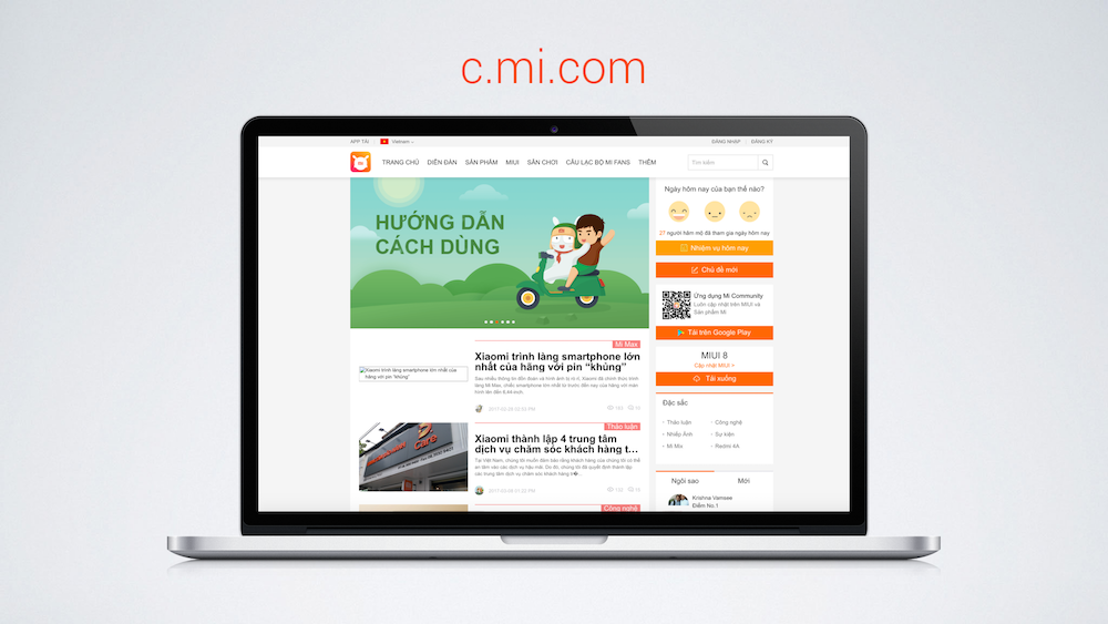 Xiaomi chính thức ra mắt tại Việt Nam