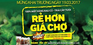 Siêu thị Bách hoá XANH 871 Âu Cơ khai trương vào ngày 19/03/2017