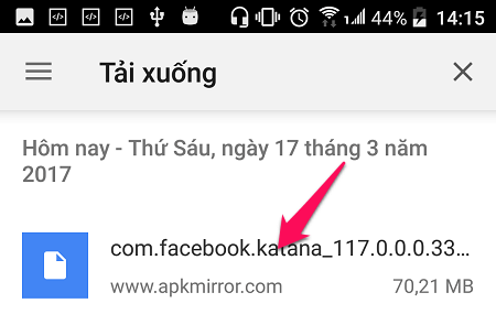 Cài đặt bản Facebook thử nghiệm