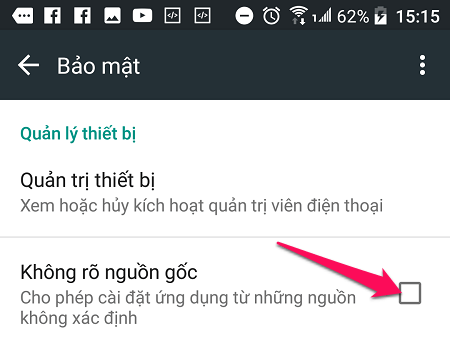 Không rõ nguồn gốc