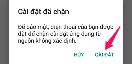 Cài đặt