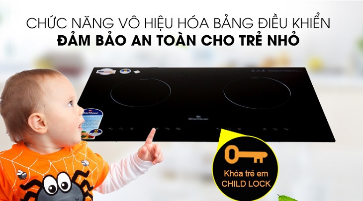 Các tiện ích bổ sung khác trên bếp hồng ngoại