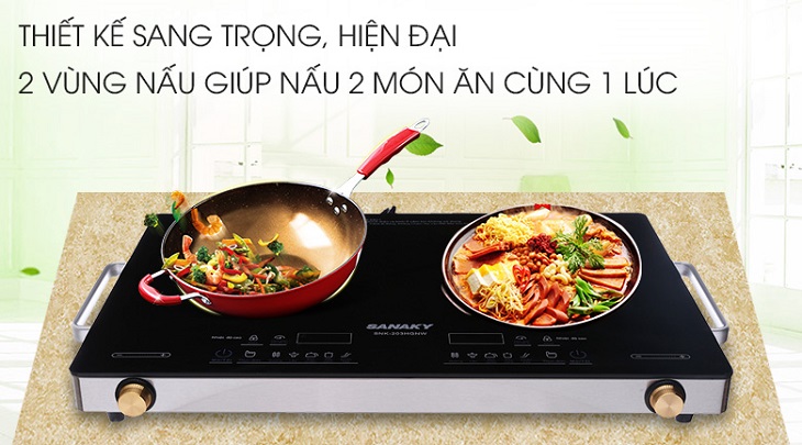 Bếp hồng ngoại đôi