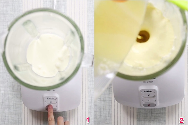 Cách làm kem dừa bằng máy xay sinh tố