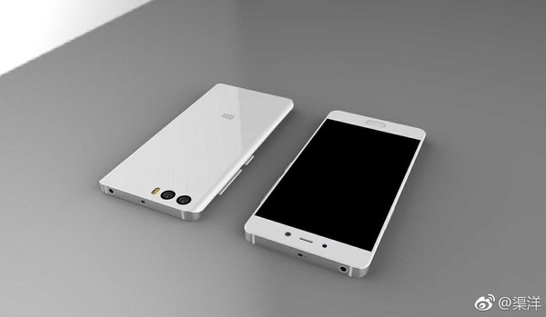 Ảnh render Xiaomi Mi 6 b