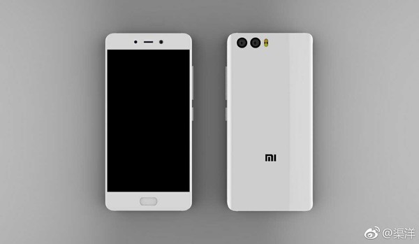Ảnh render Xiaomi Mi 6 a
