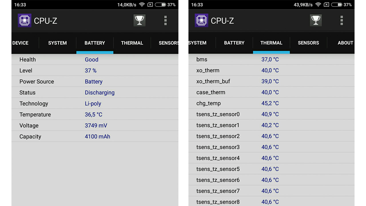 Đánh giá nhiệt độ trên Redmi Note 4 Đánh giá nhiệt độ trên Redmi Note 4