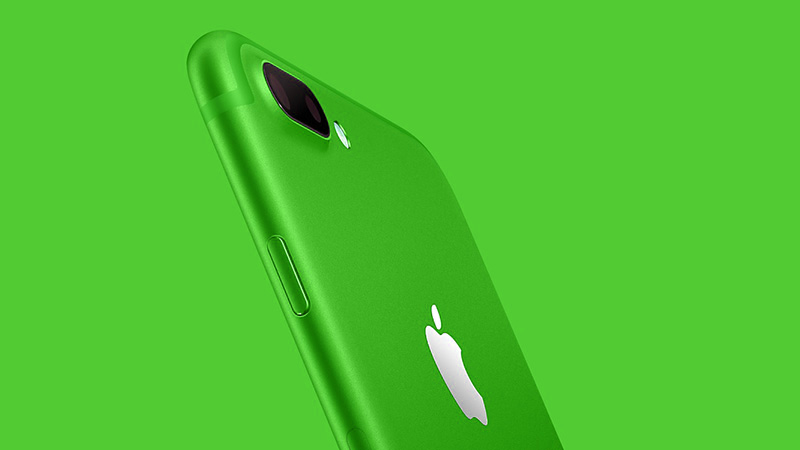 iPhone 7, 7 Plus màu xanh lá và màu tím trông sẽ như thế nào?