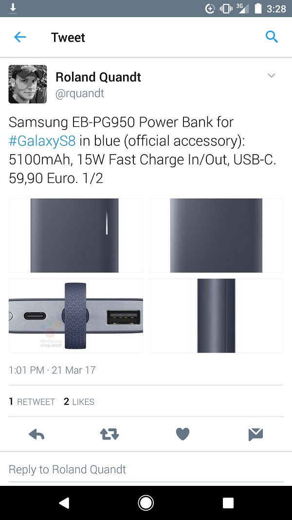 Pin sạc dự phòng Galaxy S8 a