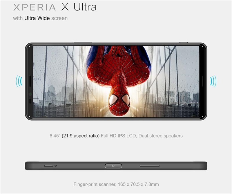 Mê mẩn trước mẫu thiết kế của Xperia X Ultra với màn hình 21:9