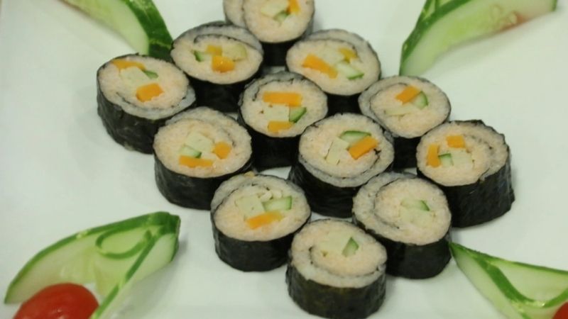 Kimbap Hàn Quốc chay