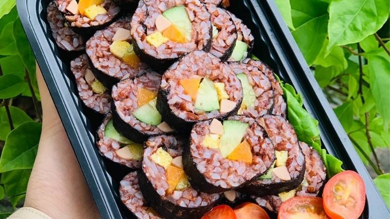 Kimbap gạo lứt