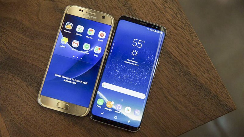 So sánh Galaxy S8 và S7 edge
