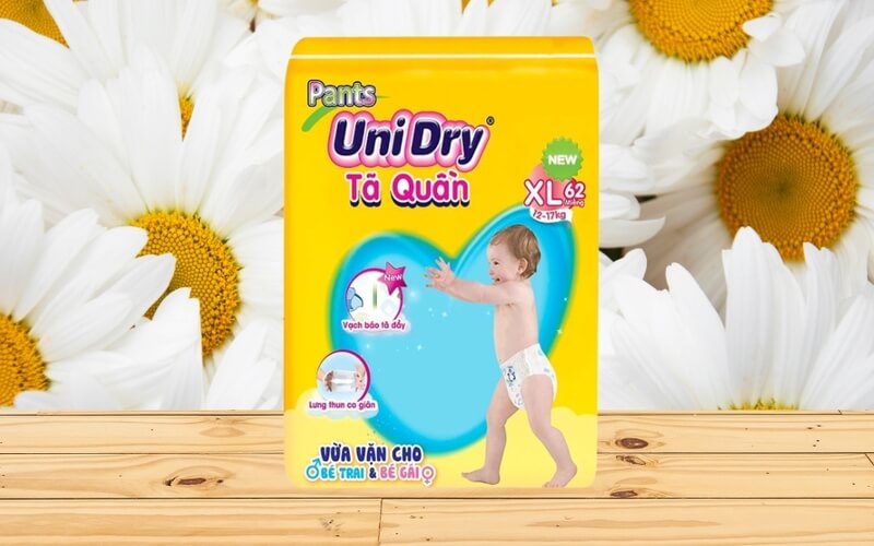 Tã quần Unidry là một sản phẩm tã vải cho trẻ em của Tập đoàn Taisun xuất xứ từ Đài Loan