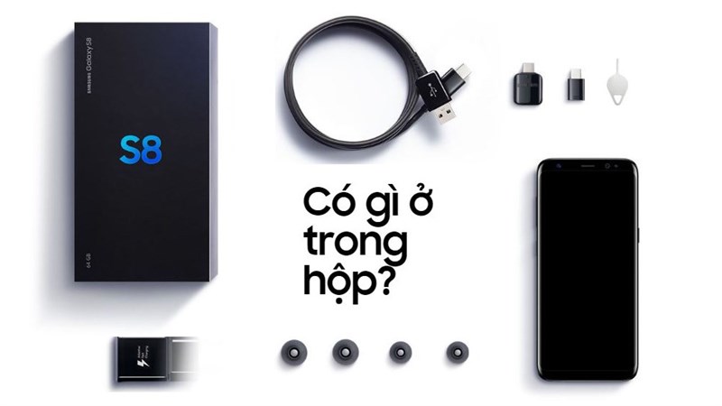 Có gì bên trong hộp của Galaxy S8?