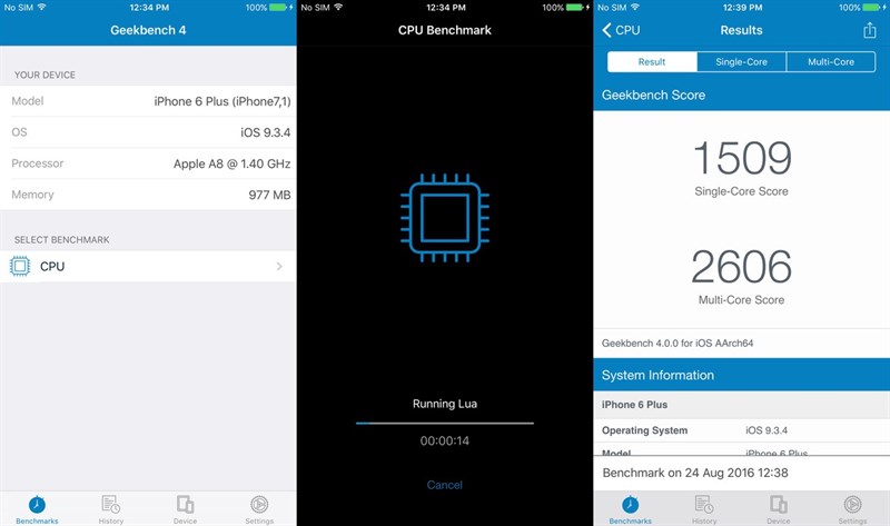 Geekbench 4 Geekbench 4