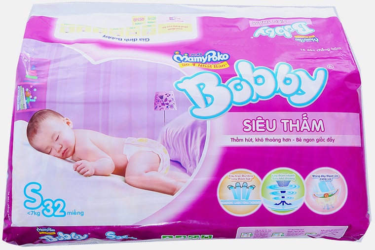 Tã dán Bobby dùng tốt, phù hợp với trẻ, giá cả phải chăng Tã dán Bobby dùng tốt, phù hợp với trẻ, giá cả phải chăng