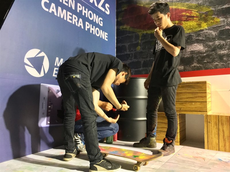 Hình ảnh chuẩn bị cho Lễ hội Sony cực hoành tráng sẽ diễn ra chiều nay