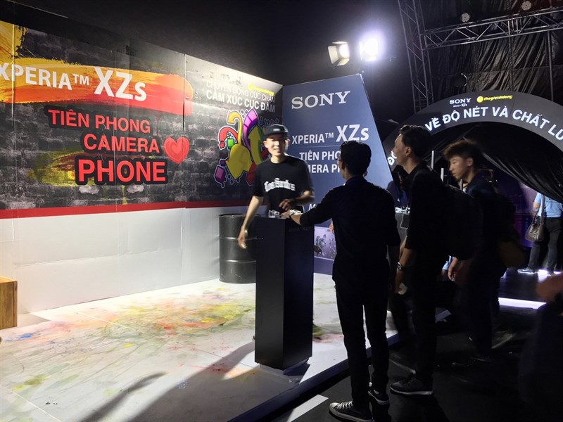 Hình ảnh chuẩn bị cho Lễ hội Sony cực hoành tráng sẽ diễn ra chiều nay