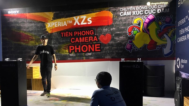 Hình ảnh chuẩn bị cho Lễ hội Sony cực hoành tráng sẽ diễn ra chiều nay