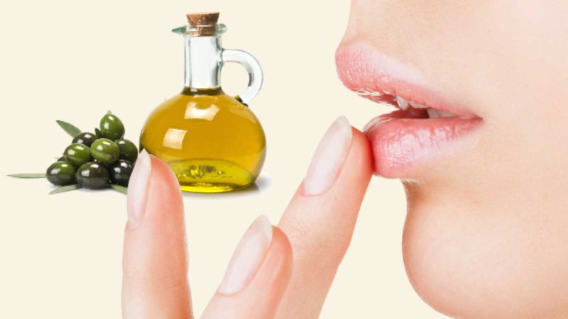 Cách trị thâm môi bằng dầu oliu