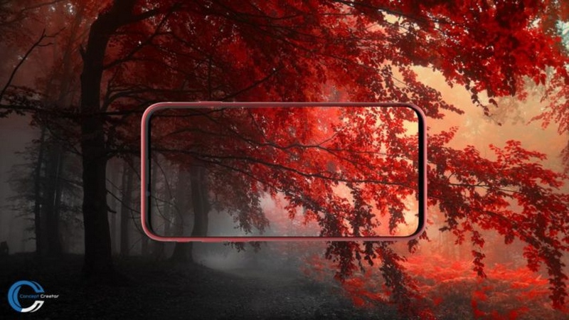 Mê mẩn trước mẫu thiết iPhone Edition màu đỏ không viền cạnh, camera kép