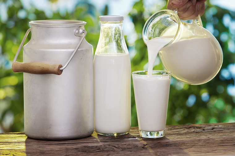 Canxi trong sữa tươi giúp xương chắc khỏe